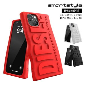 �y���������z DIESEL �f�B�[�[�� iPhone �P�[�X ���S �V���R���P�[�X iPhone 15 / 15 Pro / 15Plus / 15 Pro Max / 14 / 13 �ϏՌ� �l�ԍH�w�f�U�C�� [ ���b�h �� / �z���C�g �� ������ / �u���b�N �� ] ������� �l