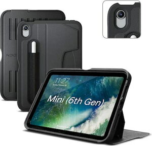 y{K̔XzZUGU iPad Mini P[X 2024 7 ɔ Ռی 7iKX^h@\ I[gX[v X}[gJo[ (iPad Mini 7 A17 Pro / 6 Jo[ ubN) X1Nۏ