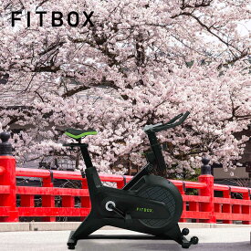 【FITBOX公式】心拍数センサ フィットネスバイク スピンバイク エクササイズバイク トレーニングマシン フィットネスマシン ルーム エアロバイク ダイエット器具 健康器具 静音 連続使用 120分 負荷8段階