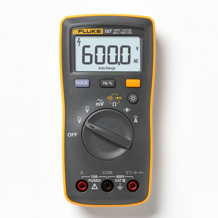 楽天市場】FLUKE 107 ポケットサイズ・マルチメーター バックライト付 