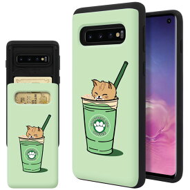 galaxy s10 plus ケース ギャラクシー エステンプラス Galaxy s10+ SC-04L SC-05L カバー (docomo sc-04l/OlympicEdition sc-05l/au scv42 兼用) 背面カード バンパーケース スマホケース き 耐衝撃 マット加工カード 擦り傷防止 Breeze