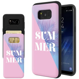 【週末20％セール】Samsung Galaxy S8 ケース SC-02J/SCV36 ギャラクシーs8 カバー スマホケース 背面カード バンパーケース スマホケース き 耐衝撃 マット加工カード 擦り傷防止 Breeze