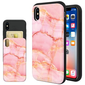 iphoneXs ケース 耐衝撃 カバー au docomo softbank iphone xs アイフォンエックスs ケース 背面カード バンパーケース bumper case スマホケース き 耐衝撃 マット加工カード 擦り傷防止 Breeze