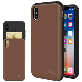 Apple iphone X iphoneX ケース iphone X カバー アイフォンX ケース 背面カード バンパーケース bumper case スマホケース き 耐衝撃 マット加工カード 擦り傷防止 Breeze