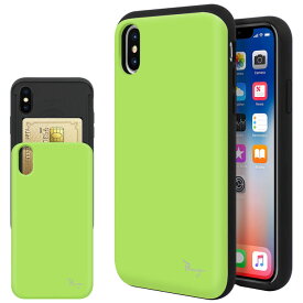 iphoneXs ケース 耐衝撃 カバー au docomo softbank iphone xs アイフォンエックスs ケース 背面カード バンパーケース bumper case スマホケース き 耐衝撃 マット加工カード 擦り傷防止 Breeze