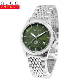 新品・あす楽 アウトレット GUCCI グッチ 腕時計 Gタイムレス 28mm レディース YA126808 グリーン クォーツ スイス製 送料無料
