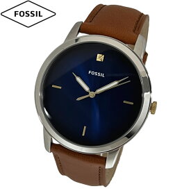 FOSSIL フォッシル 腕時計 新品・アウトレット THE MINIMALIST ミニマリスト H FS5499 メンズ クォーツ ブルー 革ベルト 並行輸入品