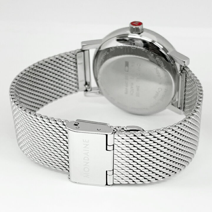 楽天市場】モンディーン MONDAINE 腕時計 40mm メッシュブレスレット 