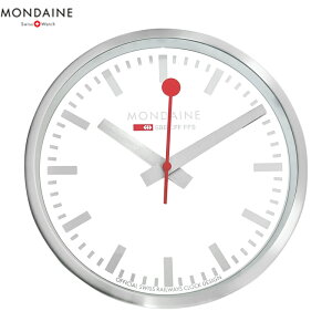 fB[ MONDAINE EH[ NbN Wall Clock |v A990.CLOCK.18SBV 25cm Vo[ sAi