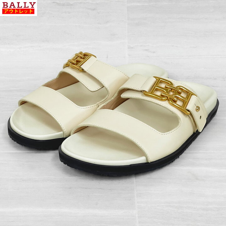 楽天市場】BALLY バリー 新品・アウトレット EMMA FLAT 本革 サンダル 