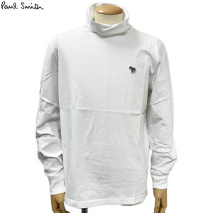 �|�[���X�~�X Paul Smith �V�i �g�b�v�X ����T�V���c �^�[�g���l�b�N M2R 391U KZEBRA �z���C�g �� �R�b�g�� �����Y �n�C�l�b�N S~XL ���s�A���i ��������