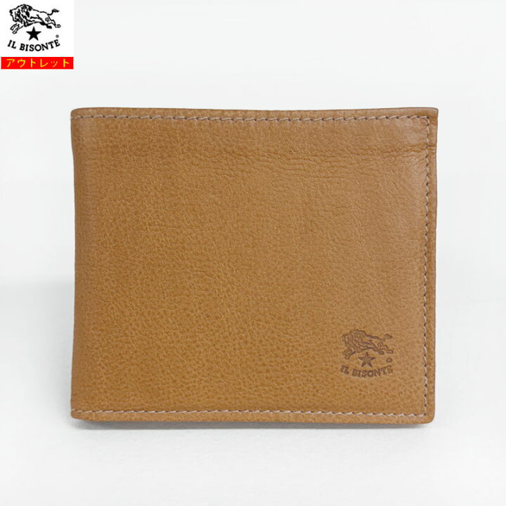楽天市場】IL BISONTE イルビゾンテ 新品・アウトレット 二つ折り財布  