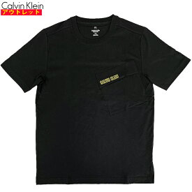 カルバンクライン 新品・アウトレット 半袖 Tシャツ Lサイズ 4MS0K130 007 BLACK 黒 メンズ クリックポストで送料無料