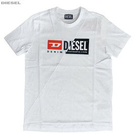 DIESEL ディーゼル 新品 レディース 半袖 Tシャツ 丸首 A00312 0091A 100 白 M ホワイト クルーネック 並行輸入品 クリックポストで送料無料