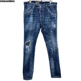 【マラソン限定・11,000円引き】DSQUARED2 ディースクエアード 新品 スケータージーンズ S71LB1416 サイズ48 Skater Jean イタリア製 メンズ デニム パンツ 送料無料