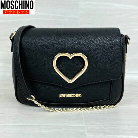 LOVE MOSCHINO ラブ モスキーノ 新品・アウトレット！JC4320PP0DKP100A ショルダーバッグ ハート ブラック 送料無料 並行輸入品