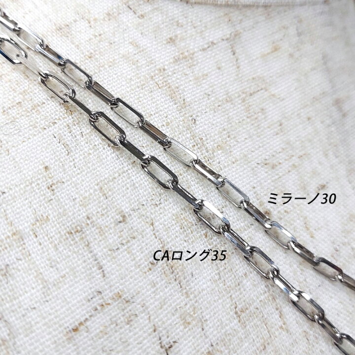 楽天市場】K18 3mm幅 ミラーノ30 イエローゴールド ネックレスチェーン 