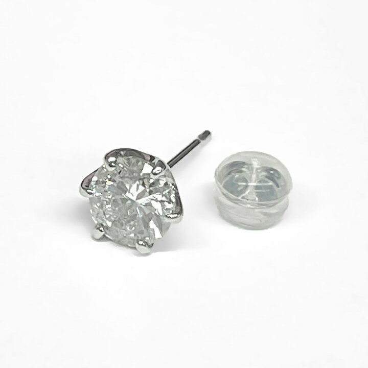 楽天市場】Pt900 2ct ダイヤピアス 両耳 プラチナ 1粒1ct以上 