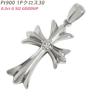 Pt900 1PNX30 v`i y_ggbv _Ch 0.2ctȏ Ӓ菑t G SI-2 GOOD ȏ Y lbNX ori24