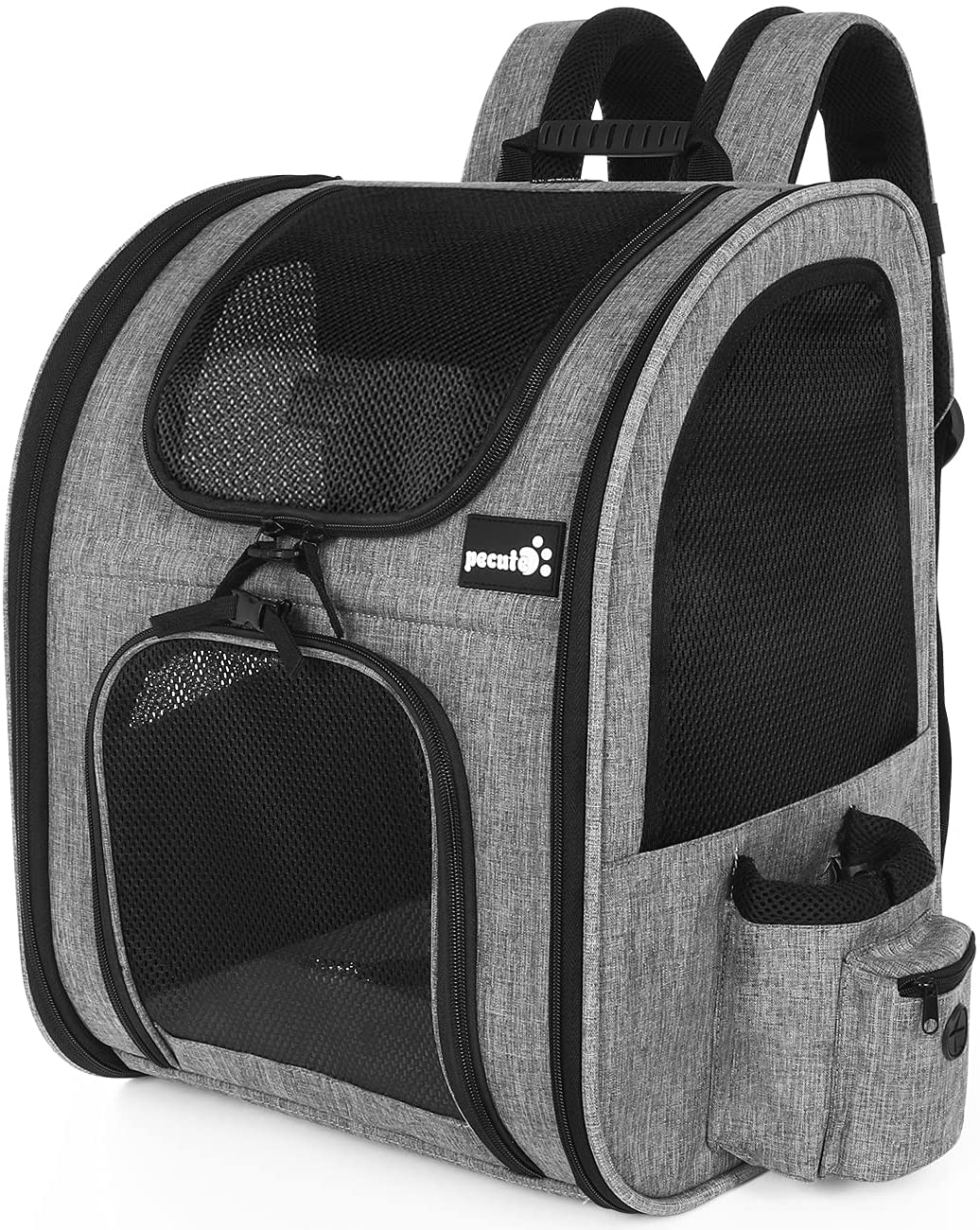 5,980円以上のお買い上げで送料無料 キャリーバッグ 猫用 犬用 リュック 折りたたみ式 荷重15kg グレー
