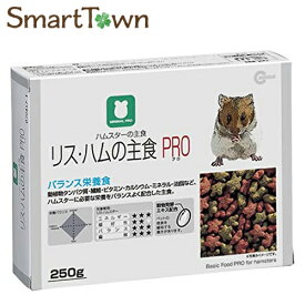 ※ダメージ有【当店オススメ】マルカン リス・ハムの主食 250g PRO MRP-705　賞味期限2024年01月