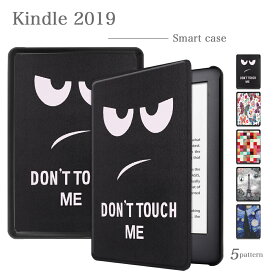 【タッチペン・専用フィルム2枚付】Amazon Kindle 2019 NEWモデル専用ケース キンドル 2019 Kindle2019 電子書籍リーダー 花柄 デザイン キャラクター スタンド機能 オートスリープ機能付き 衝撃吸収 手帳型 カバー 6インチ タブレットケース 在宅 テレワーク