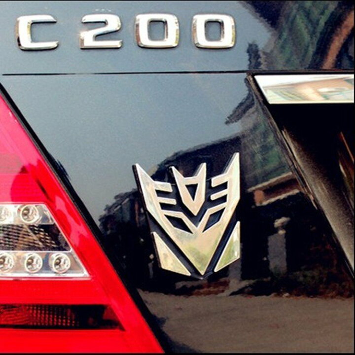 楽天市場 エンブレム トランスフォーマー オートボット ディセプティコン 金属製 トヨタ 日産 スバルなどのドレスアップアクセサリー スマート屋