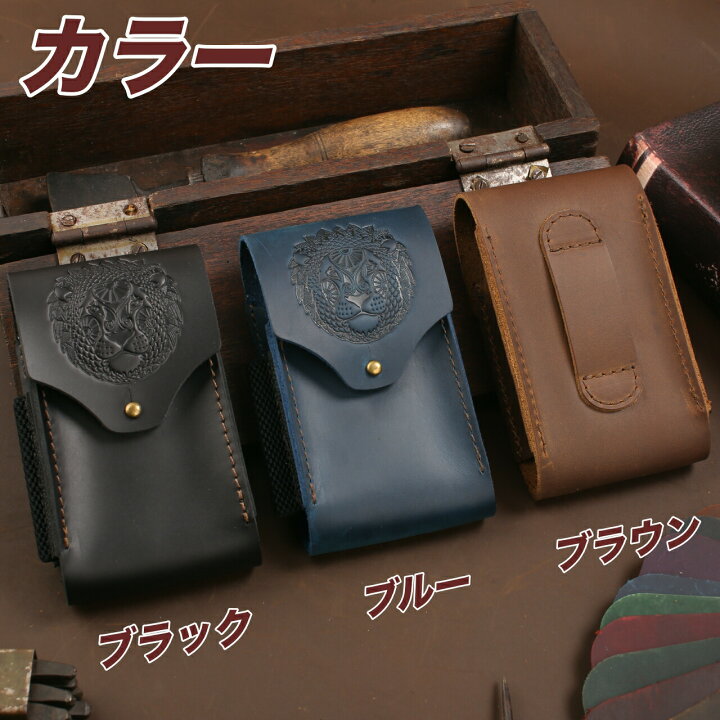 楽天市場】【土日限定3%クーポン&P5倍！】タバコケース メンズ 本革 