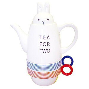 Aj} eB[tH[c[@ETM@|bgJbvZbg@Animal Tea For Two Rabbit Tea pot and cup set
