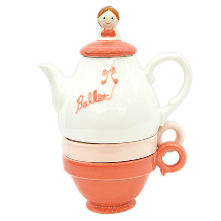 楽天市場】バレリーナ Tea For Two シンジカトウ デザイン Shinzi Katoh Design Tea For Two Ballet  Tea pot and cup set : SmartZakka