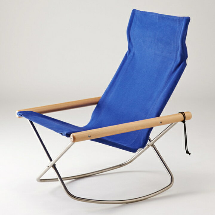 楽天市場】ニーチェアエックス ロッキング ブルー ナチュラル Ny chair 