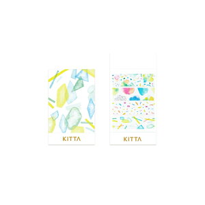 ちいさく持てるマスキングテープ KITTA Clear ヒカリ キングジム KING JIM KITTA キッタ シール