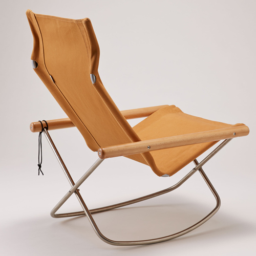 ニーチェアエックス ロッキング オットマン セット [キャメル ナチュラル]　Ny chair X　倉庫から直送　送料無料　世界に誇る日本の椅子 |  SmartZakka