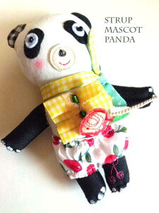p_ JCCP[^C}XRbg Xgbv@panda small cute kawaii mascot strup for bag/iphone/mobile phone