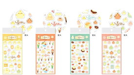 透明シールシート ぴよりん透明シールシート　fur_qs211_qs214 sealSticker 古川紙工 デコレーションステッカ　デコステッカー　Wa-Life限定　透明ステッカー