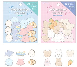 t[NV[ ptX|WV[t[N kmo_221511_221518 puff sponge seal flake@sealSticker J~IWp@fR[VXebJ[@fRXebJ[@kamiojapan