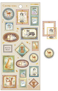 V[@J[hV[@kmo_221780_221785@V[XebJ[@Cadre Seal@Stickers@J~IWp@KAMIOJAPAN