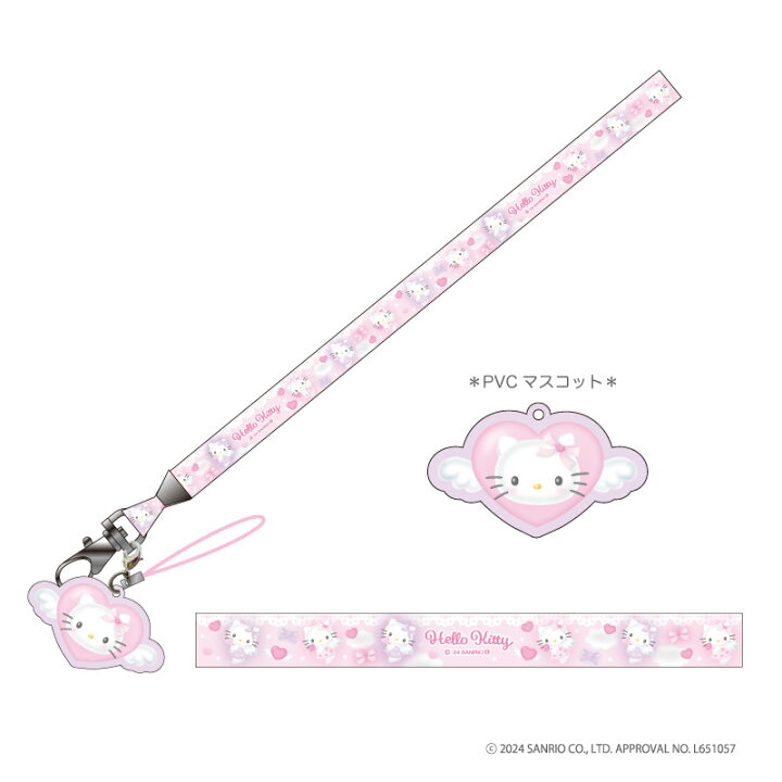 楽天市場】ハローキティ 90s ネックストラップ エンジェル strap 