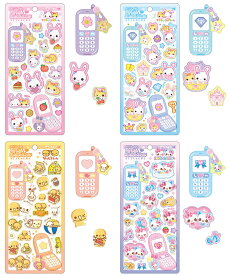 平成ハッピーフォンステッカー cru_131002_131005 シートシール seal sticker クラックス CRUX ステッカー かわいいシール おすすめシール デコレーションシール ガラケー携帯モチーフ 厚みあるCANDYシール