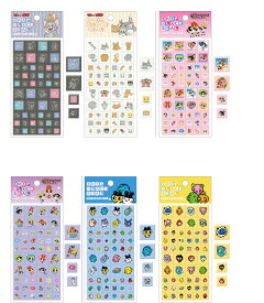 予約 9月下旬入荷 CHARACTER DROP BLOCK SEAL kmo_224880_224889_s2 ドロップブロックシール シール Seal Stickers カミオジャパン KAMIOJAPAN デコレーションシール かわいいシール おすすめシール