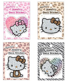予約 12月中旬入荷 ジュエリーステッカー サンリオキャラクターズ kmo_305843_305846_s3 シールステッカー jewelry decoStickers カミオジャパン KAMIOJAPAN キラキラストーンのデコステッカー おすすめシール 日焼けハローキティステッカー キティちゃん 日焼けキティ