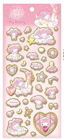 シール キラリンジュエリーステッカー kmo_305908_305913 seal ステッカー decoSticker KAMIOJAPAN カミオジャパン サンリオキャラクターズ ジュエリー ストーン付き ゴールド箔押し