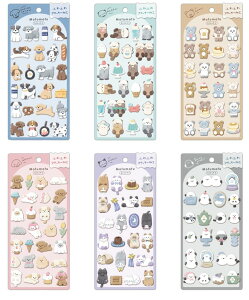ӂӂӂ[XebJ[ qli_91234_91239 N[A Mofumofu flockysticker sealsticker V[XebJ[ qlia  Q-lia ӂӂV[ 킢V[ ߃V[