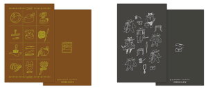 Pocket Log Note book gr}cVEC`E crs_57-019_020 fUCi[Ym[g Note book psAvbc PAPIER PLATZ CRES Designer`s note m[g 킢m[g