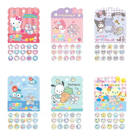 予約 2026年 3月下旬 再入荷 キャラクターおはじきシールフレーク cru_134014_134028_s4 おはじきシール ホログラム加工　sticker FlakeSeal クラックス CRUX シールフレーク おはじきフレークシール おはじきシール おはじきシールステッカー