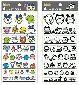 たまごっち 4サイズステッカー 再入荷 kmo_218125_218126 4size seal ステッカー Sticker KAMIOJAPAN カミオジャパン 4sizesticker たまごっちキャラクター バンダイ bandai キャラクター4サイズステッカー おすすめシール