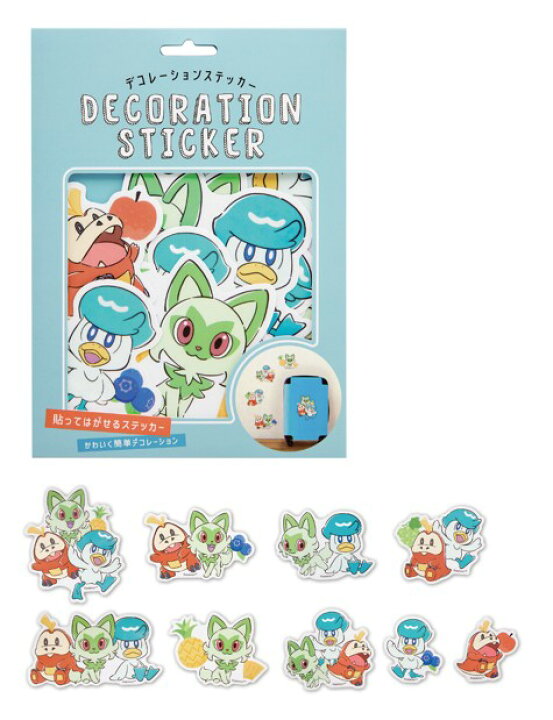 楽天市場】Pokemon デコレーションテッカー kmo_306171_306174 