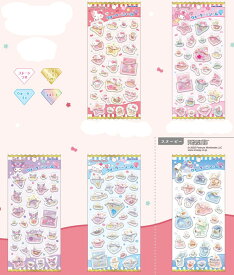 プチウォーターinシール kmo_306704_306708_s2 サンリオキャラクターズ スヌーピー ウォーターインシール sticker water in Seal KAMIOJAPAN カミオジャパン ステッカー かわいいシール おすすめシール デコレーションシール