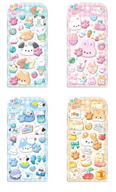 予約 2026年 4月下旬 再入荷 もちぷにゅーステッカー cru_136384_136389_s4 sticker FlakeSeal クラックス CRUX シールステッカー マシュマロシール 肉球マスコット かわいいシール おすすめシール