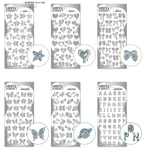 \ 11{ VCj[ ^ XebJ[ miw_82621_82626 SHINY metal sticker ~jV[ ^V[Seal }ChEFCu VXebJ[ MIND WAVE ߃V[ 킢V[ V[